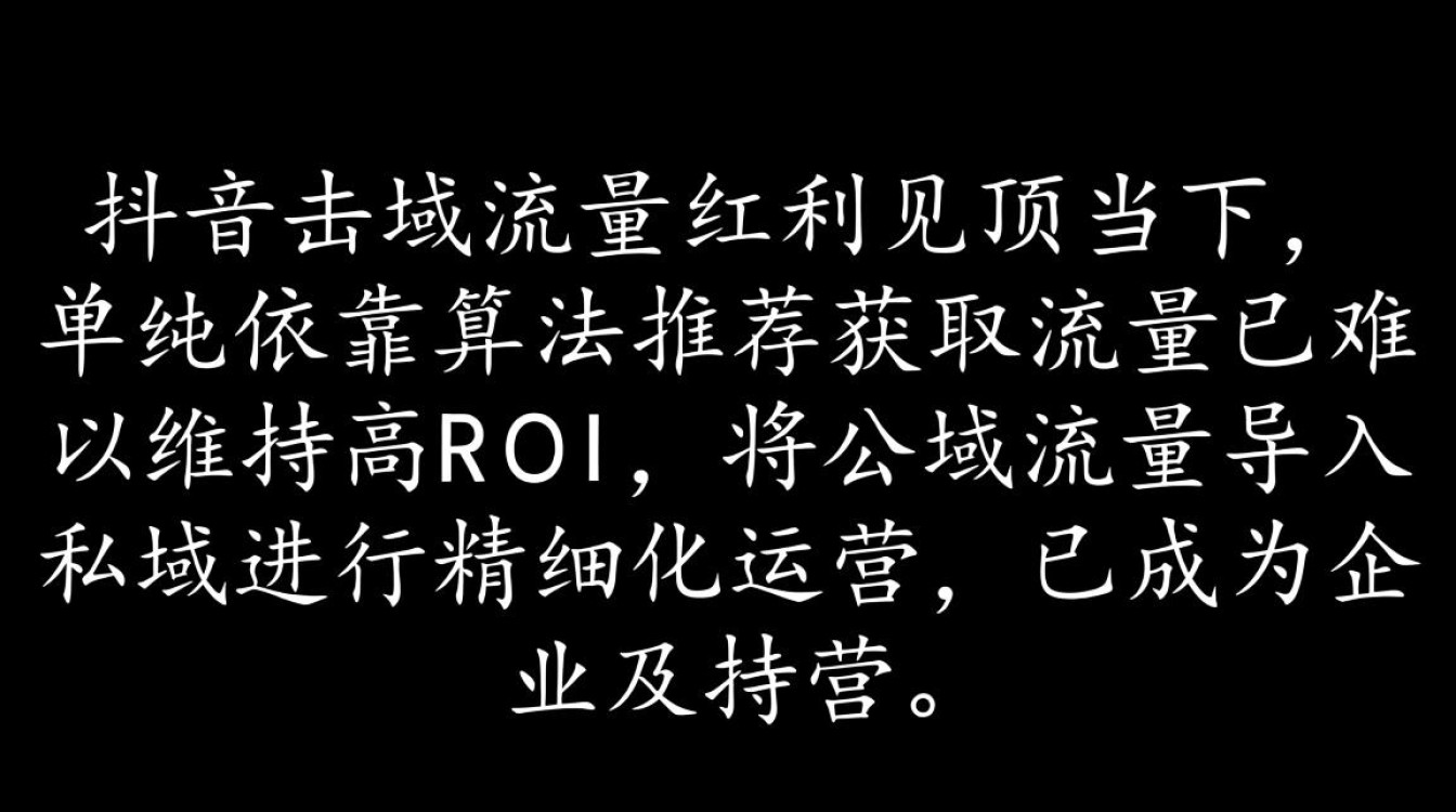 抖音私域怎么做?完整版运营攻略与变现方法 完整版运营攻略与变现方法