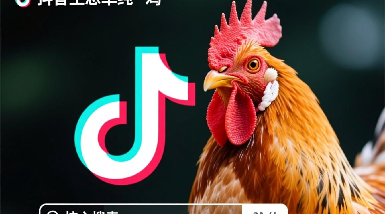 抖音上怎么能搜到鸡