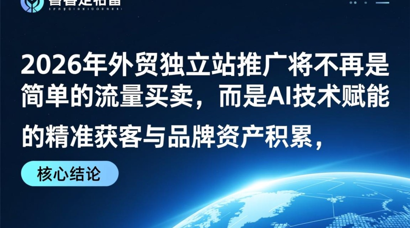 独立站做外贸怎么推广,2026年发展趋势是怎样的? 2026年发展趋势是怎样的