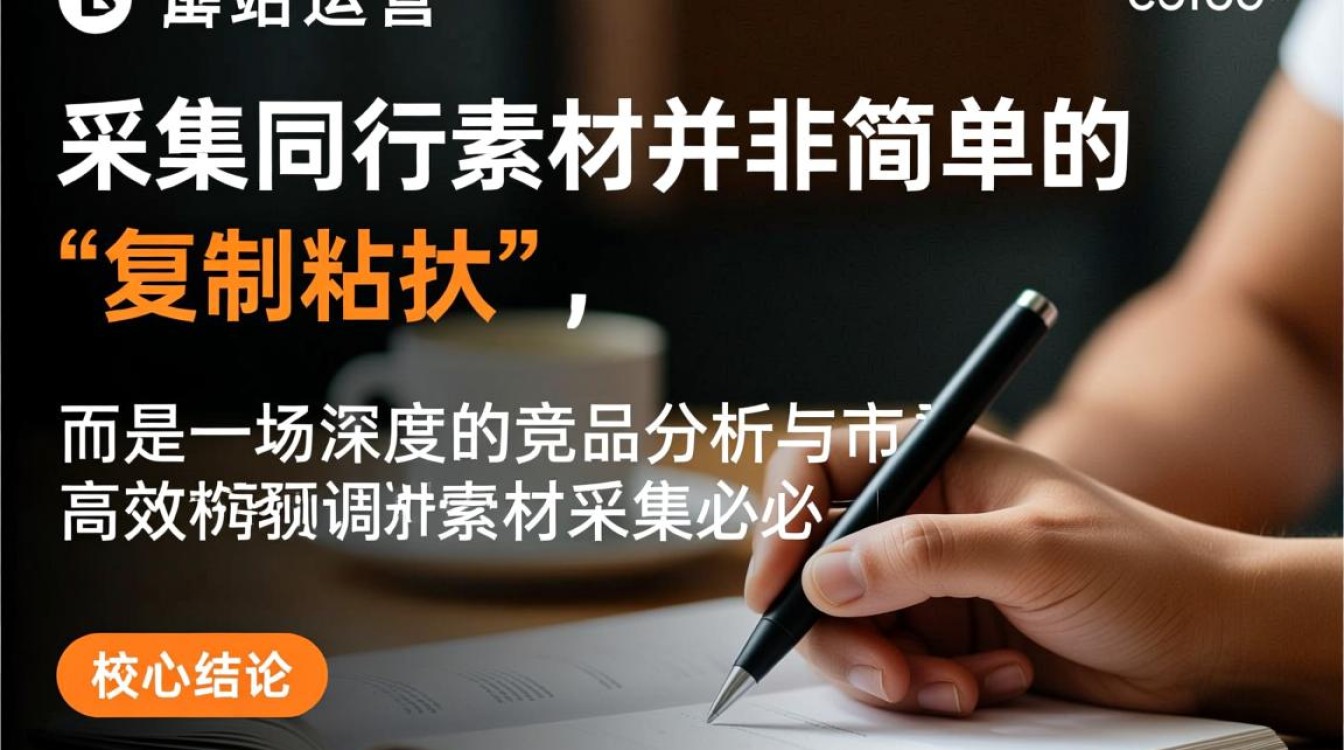 独立站怎么采集同行素材