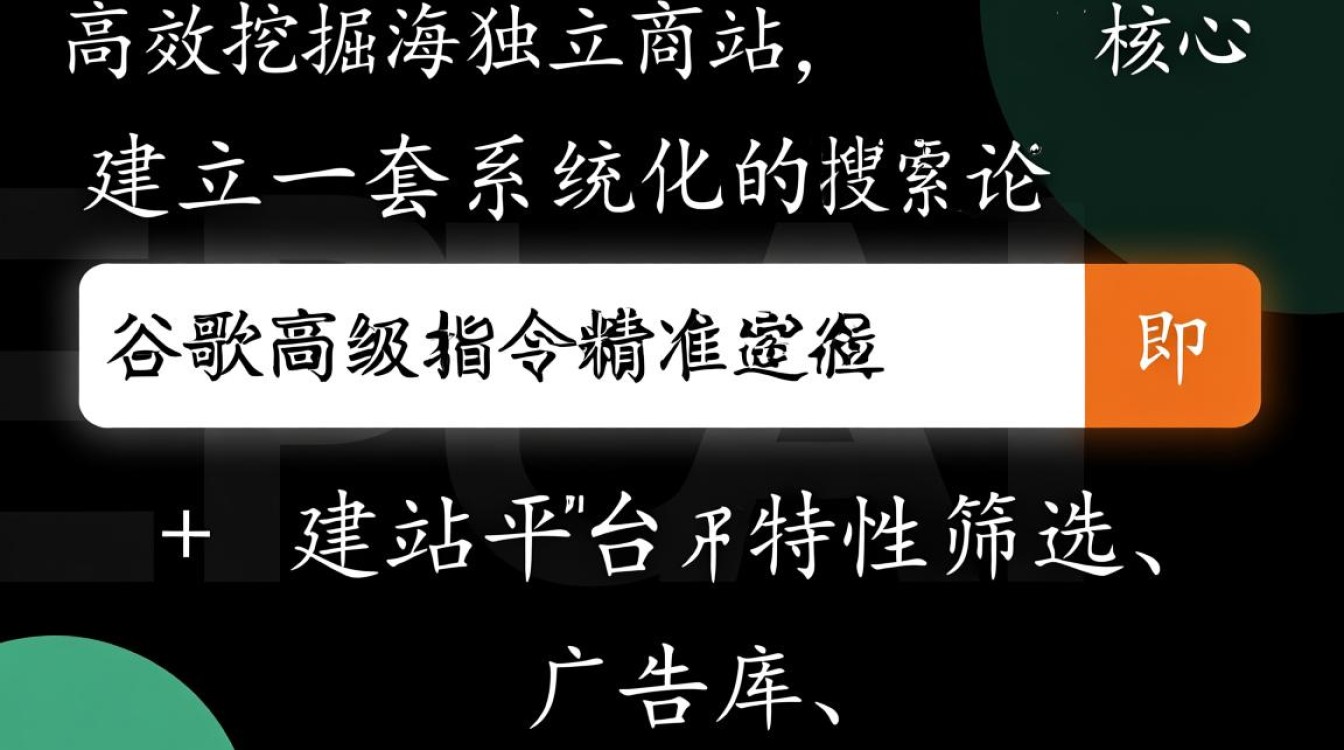 出海搜独立站怎么搜