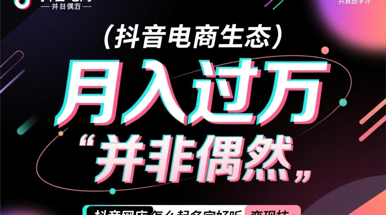 抖音网店怎么起名字好听?变现技巧与月入过万方法 抖音网店怎么起名字好听