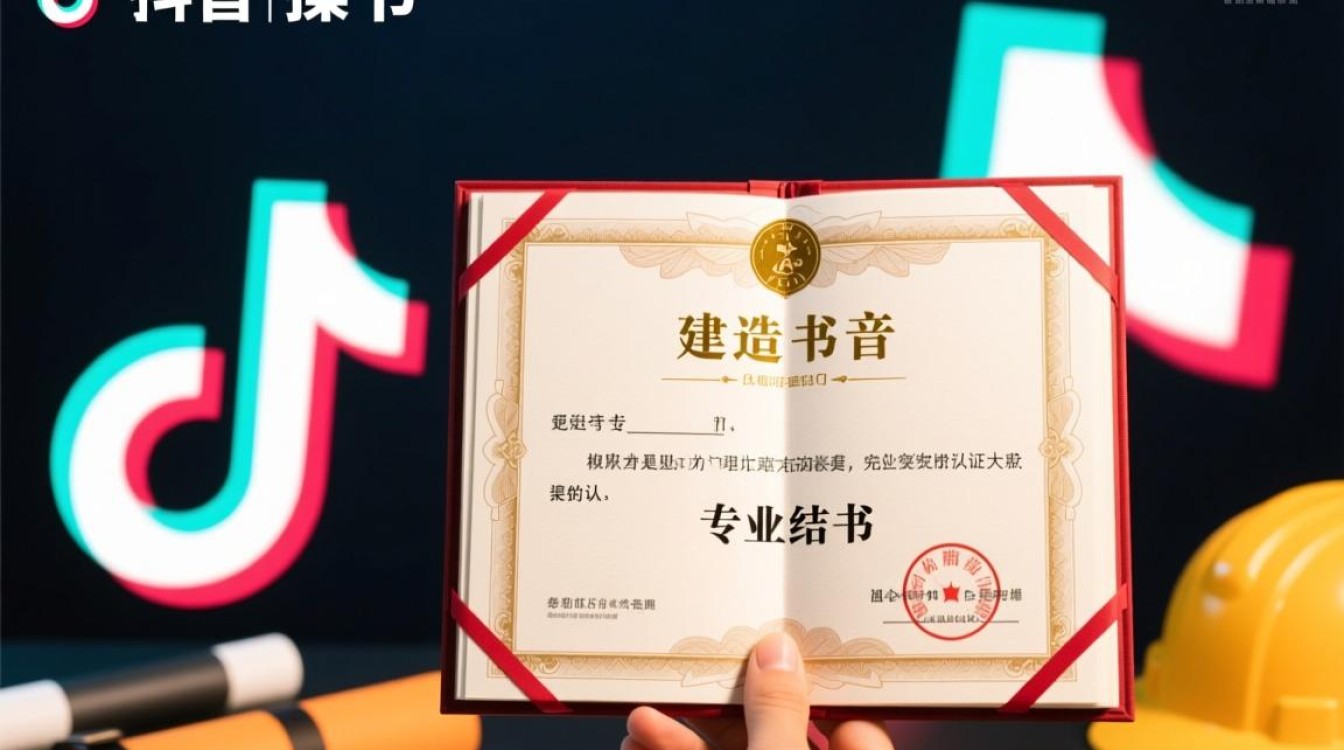 抖音怎么认证建造师证书