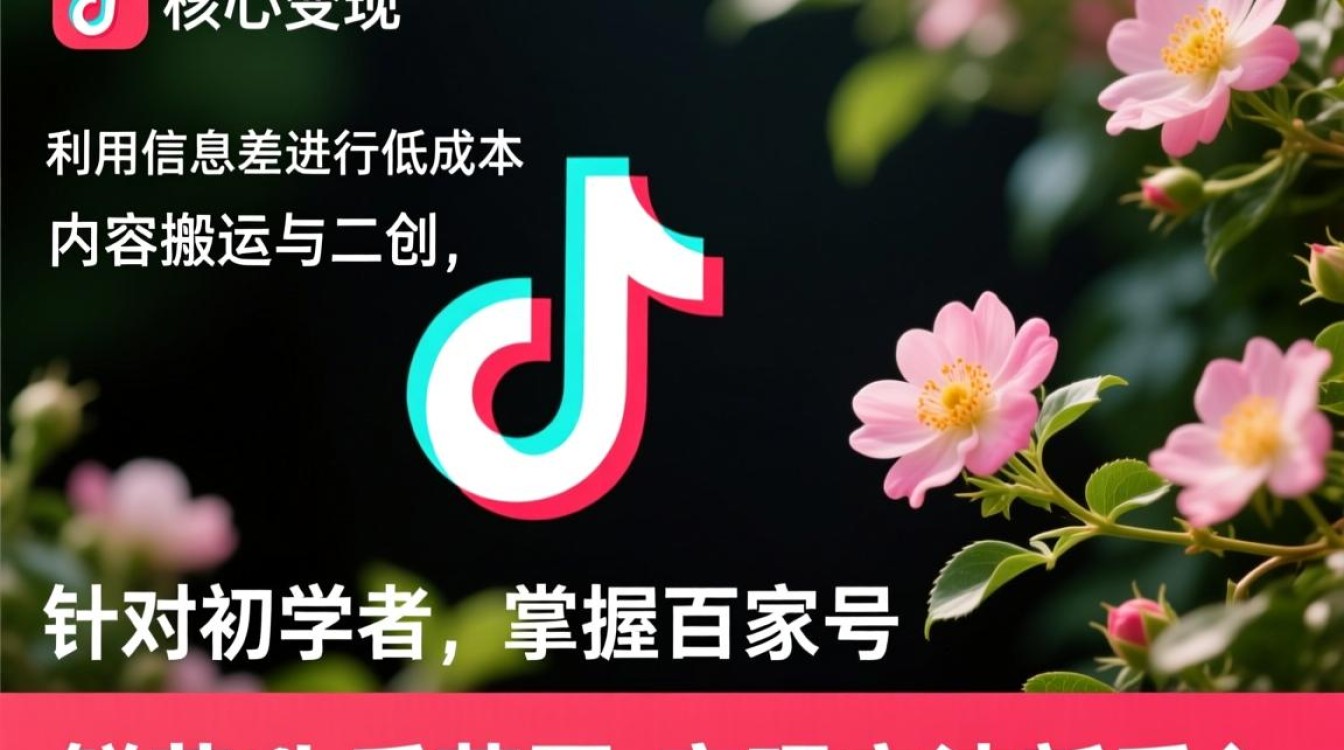 百家号怎么变现?鲜花的tiktok后花园新手入门怎么做? 鲜花的tiktok后花园新手入门怎么做