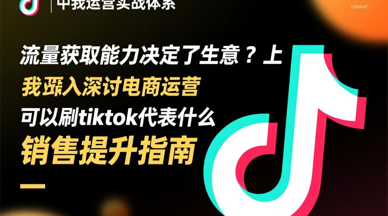 电商运营刷TikTok代表什么