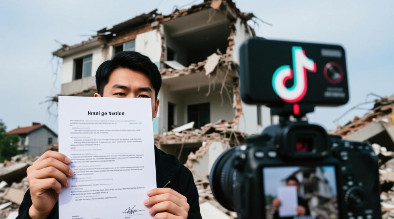 抖音拆迁合同怎么做的