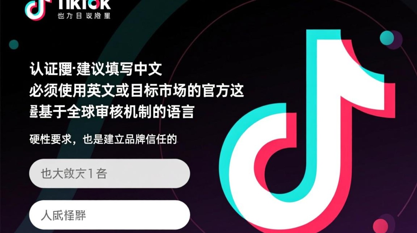 TikTok认证填写中文吗