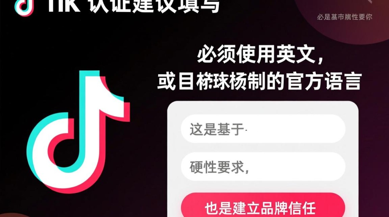 TikTok认证填写中文吗