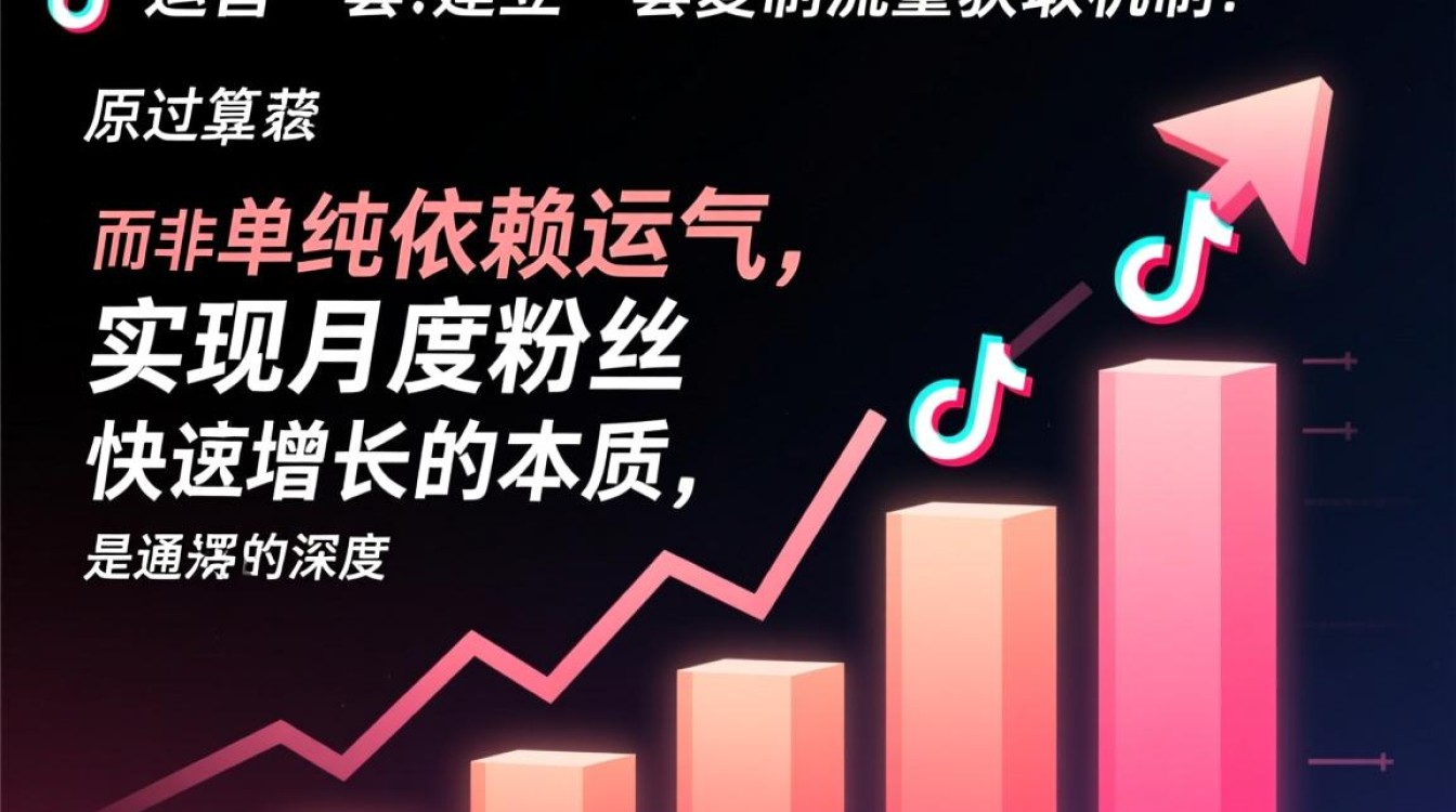 抖音月涨粉全流程怎么做