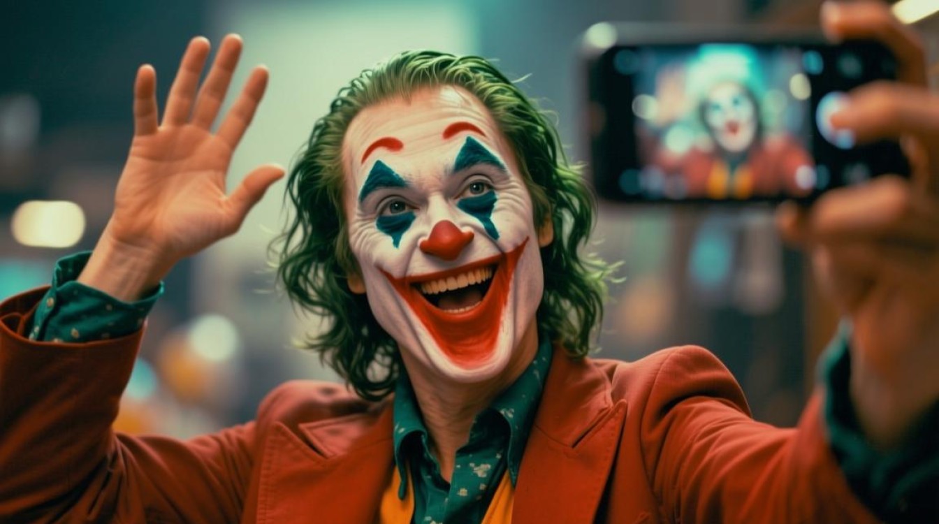 和小丑合拍的抖音怎么拍