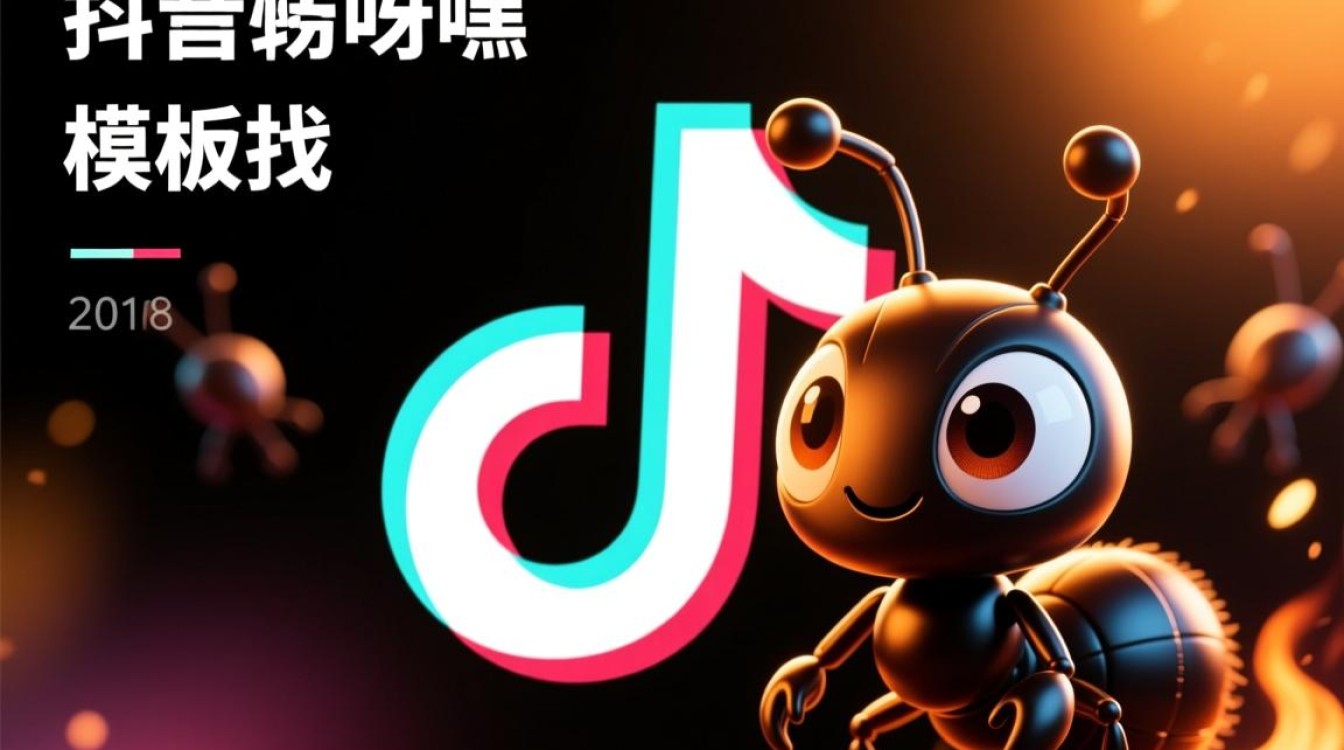 抖音蚂蚁呀嘿模板怎么找
