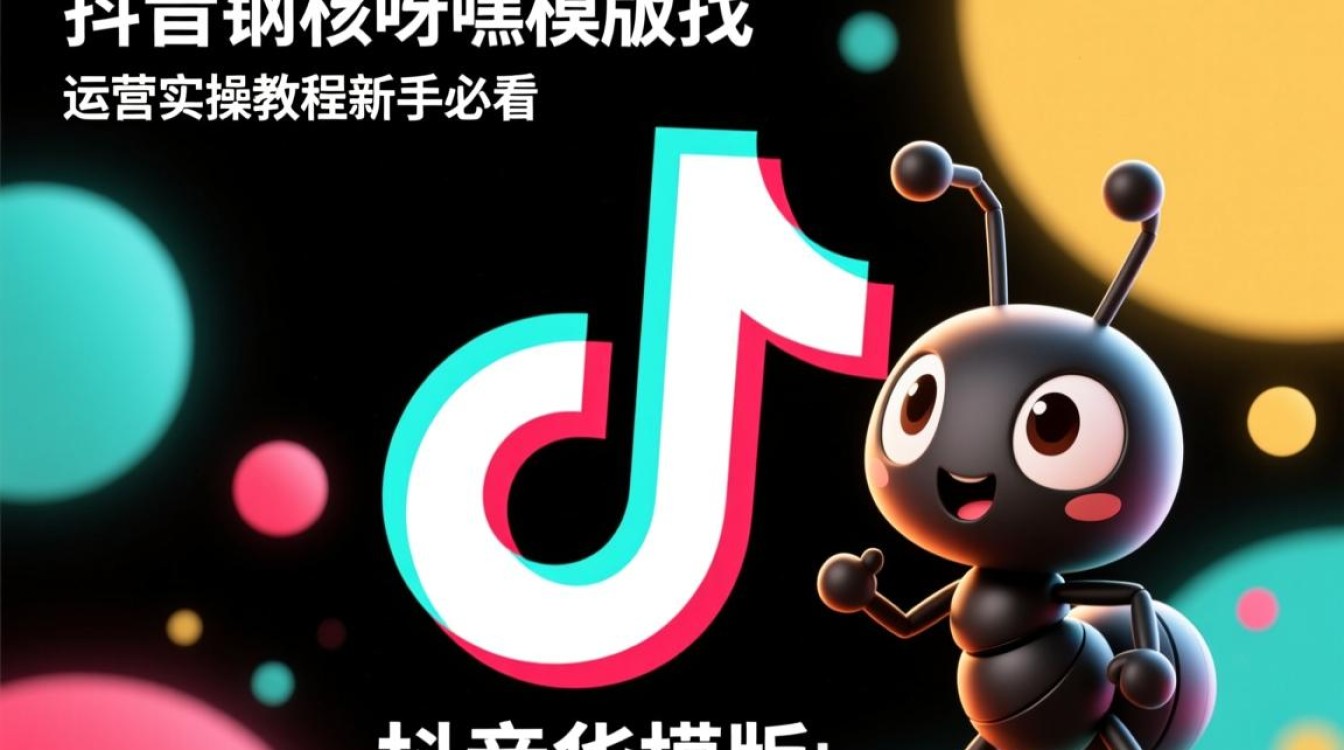 抖音蚂蚁呀嘿模板怎么找