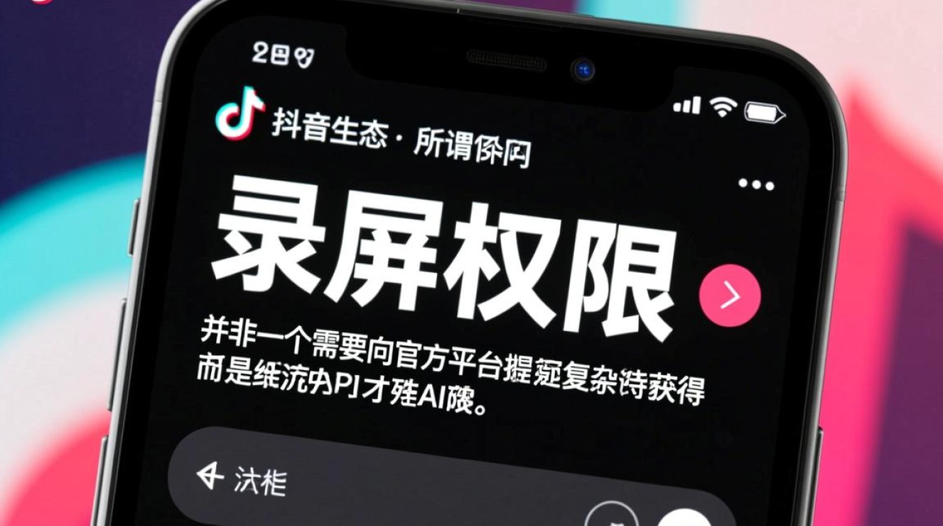 抖音怎么申请录屏权限呢