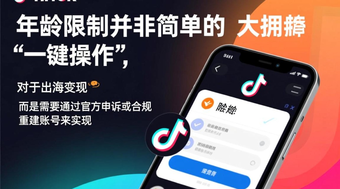 TikTok年龄限制怎么解除,出海变现完整教程怎么做? TikTok年龄限制怎么解除
