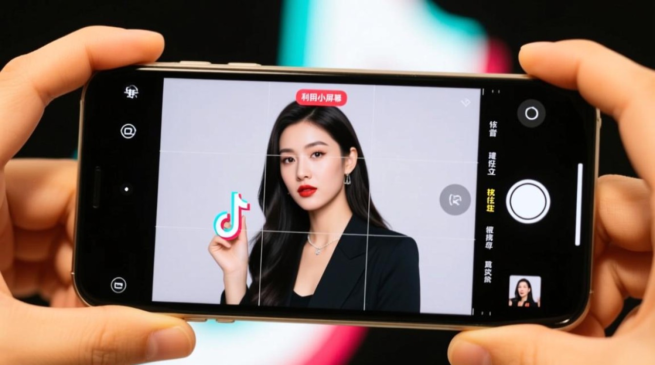 拍抖音怎么用小屏幕手机