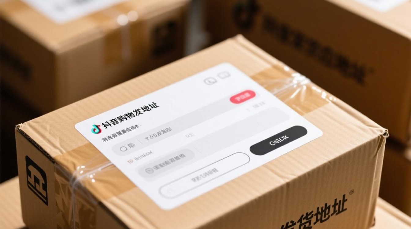 抖音购物发货地址怎么查