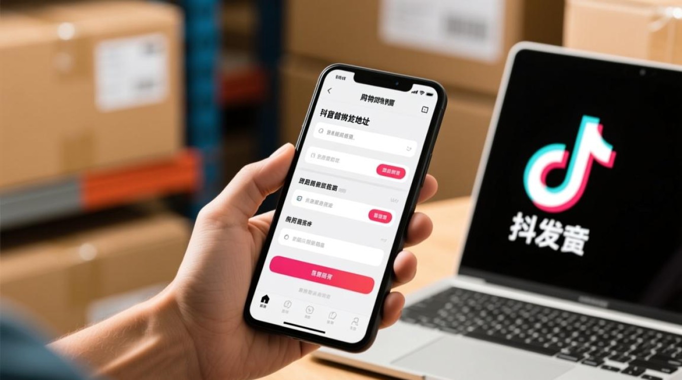 抖音购物发货地址怎么查