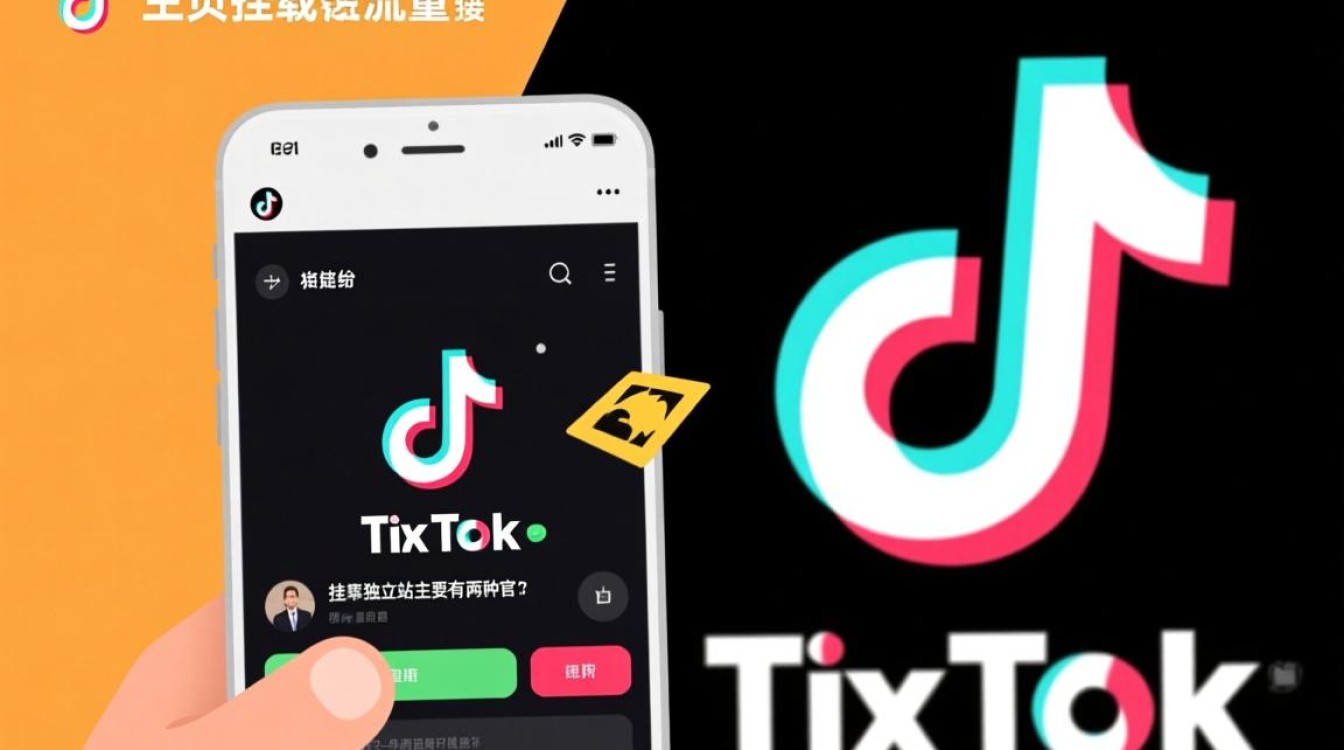 TikTok主页怎么挂独立站