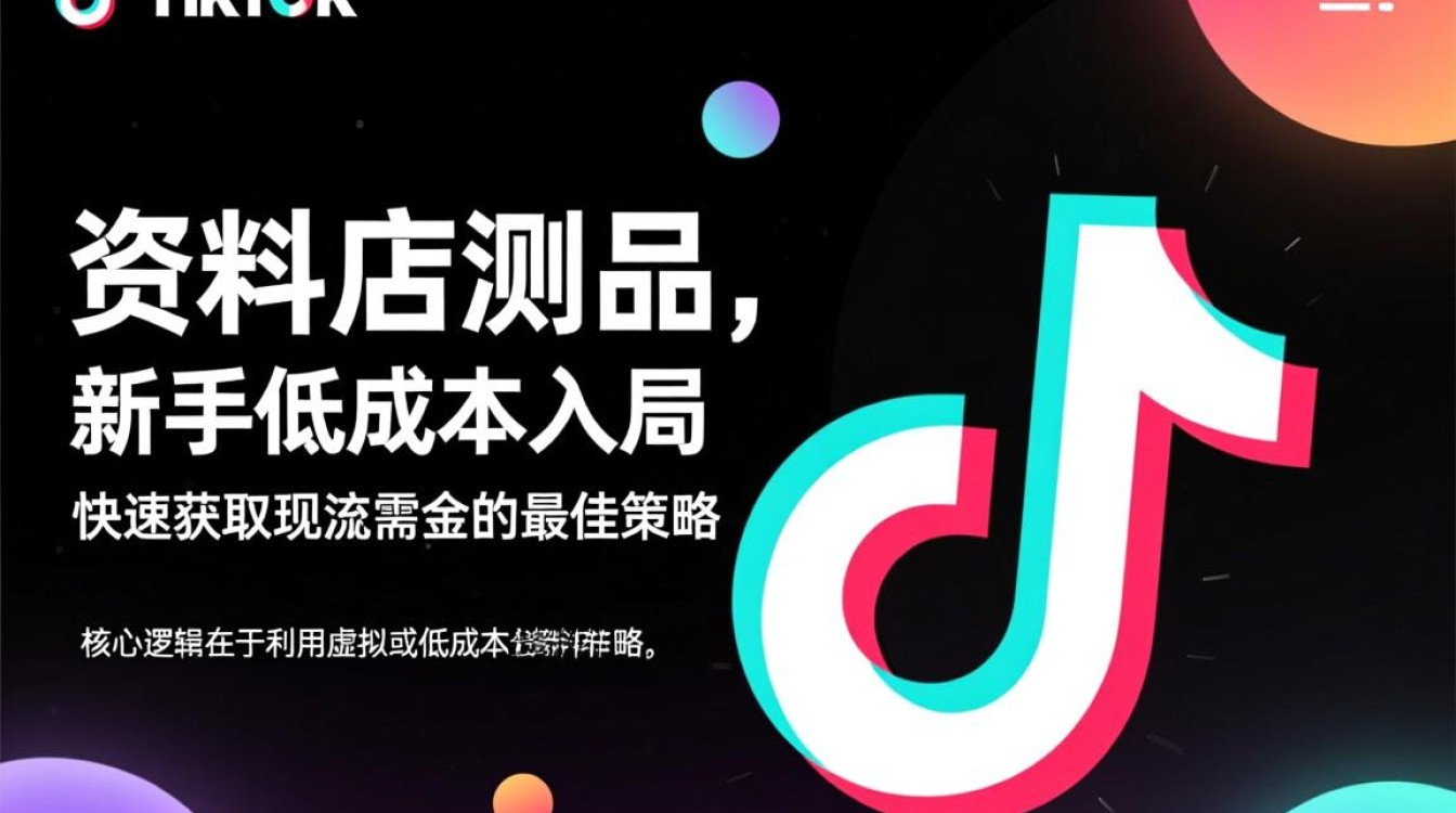 TikTok资料店怎么测品