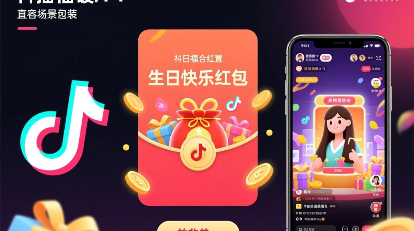 抖音怎么加生日快乐红包