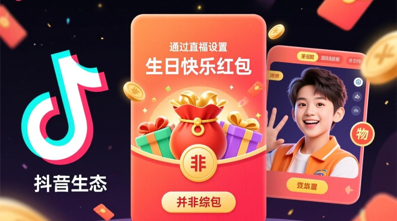 抖音怎么加生日快乐红包