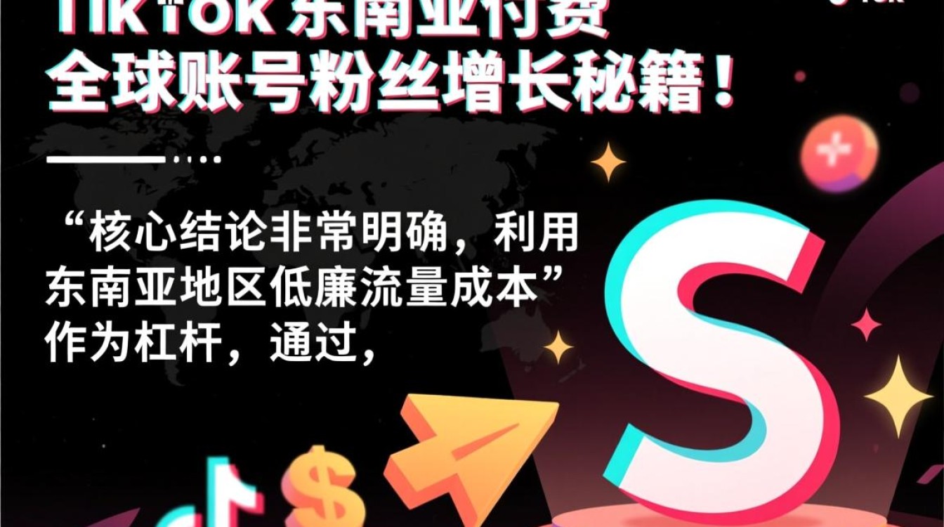 TikTok东南亚付费怎么涨粉?全球账号如何快速引流? TikTok东南亚付费怎么涨粉
