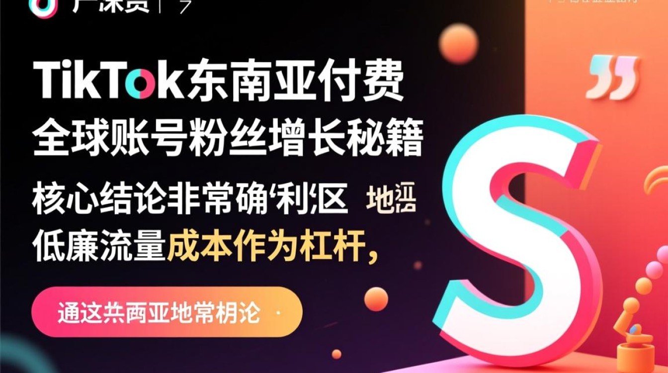 TikTok东南亚付费怎么涨粉?全球账号如何快速引流? TikTok东南亚付费怎么涨粉