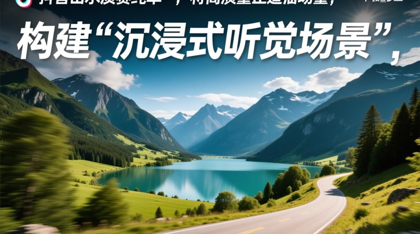 抖音怎么配山水原声视频