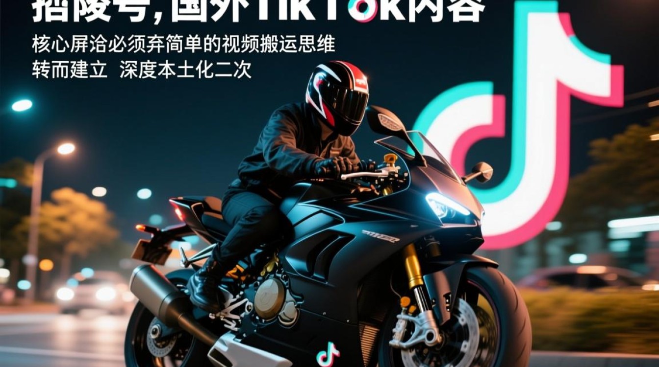 国外TikTok摩托车怎么优化