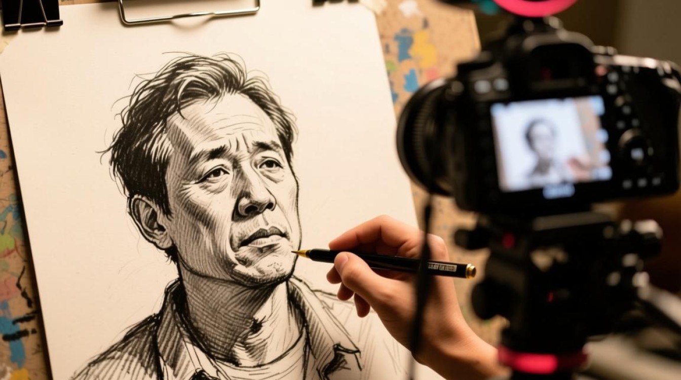 抖音素描怎么拍视频