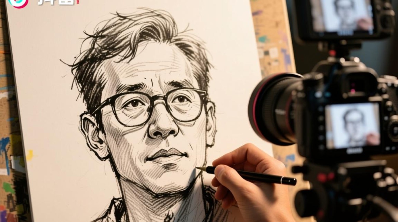 抖音素描怎么拍视频
