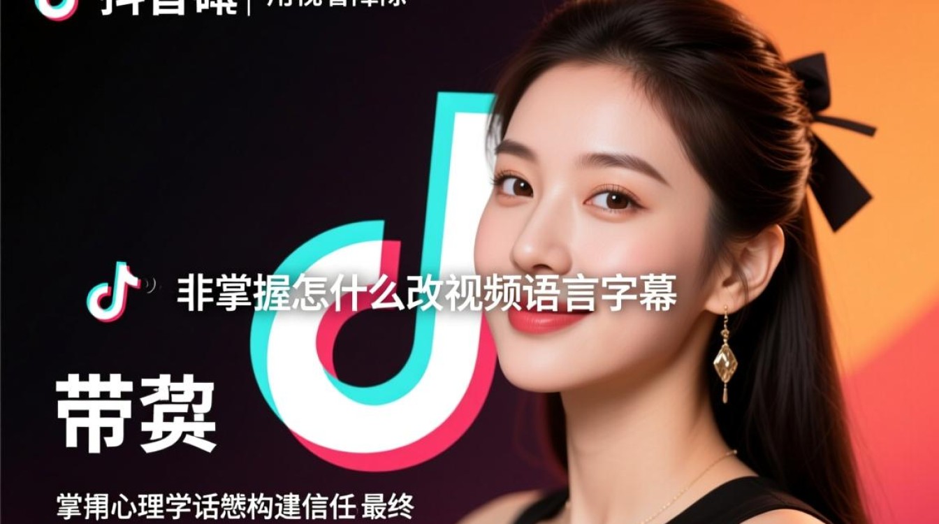 抖音怎么改视频语言字幕,带货话术与转化技巧有哪些 带货话术与转化技巧有哪些