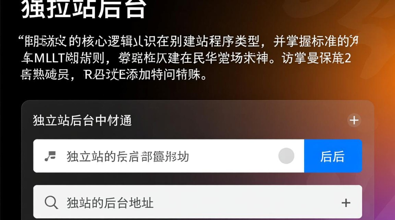 怎么进入独立站的后台