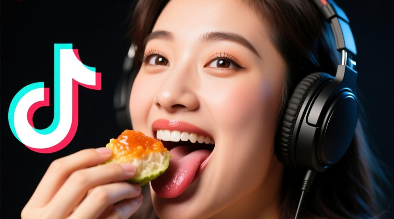 TikTok露嘴吃东西怎么火