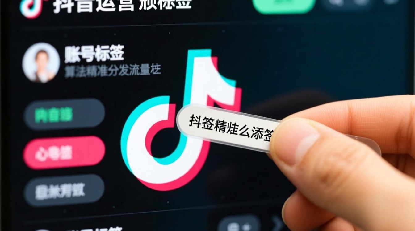 抖音怎么为账号添加标签