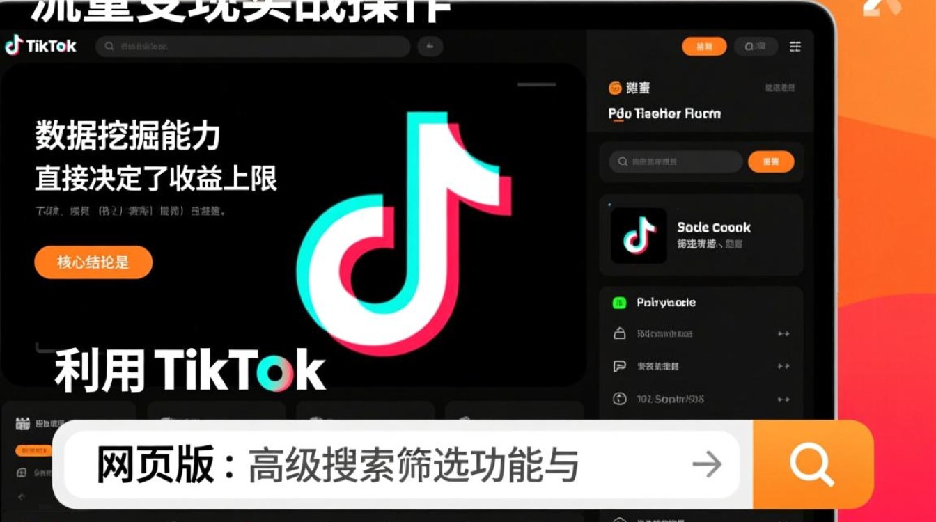 TikTok网页版如何搜索