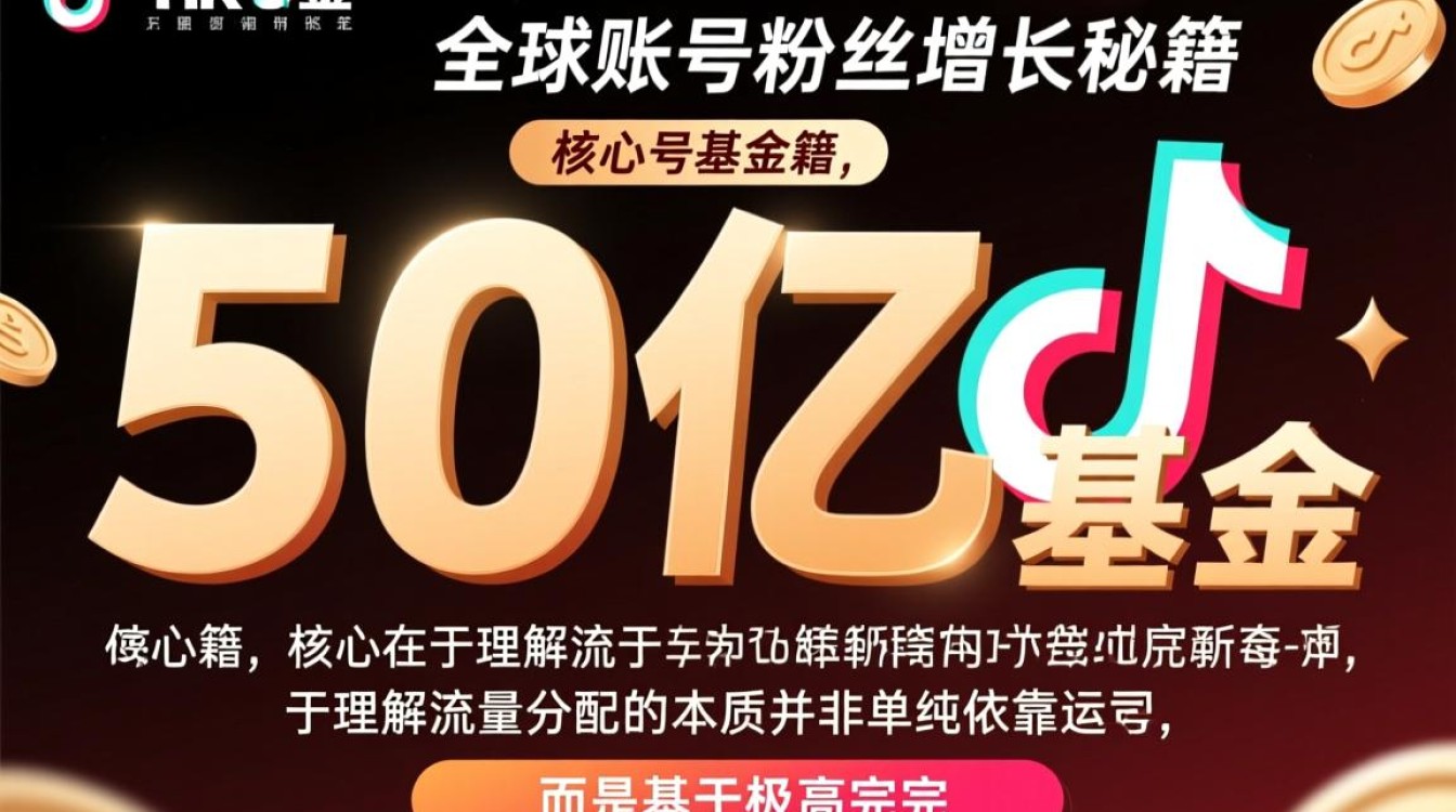 TikTok 50亿基金怎么拿