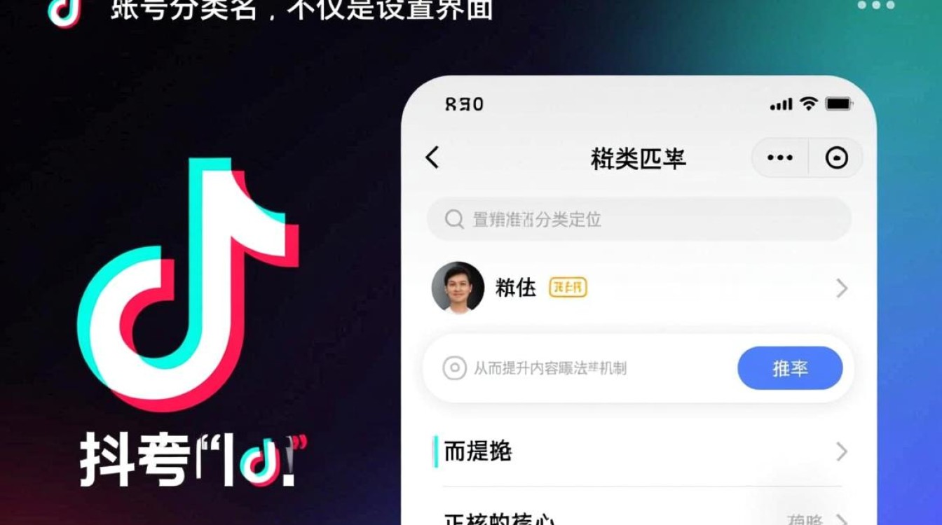 抖音账号分类名怎么改