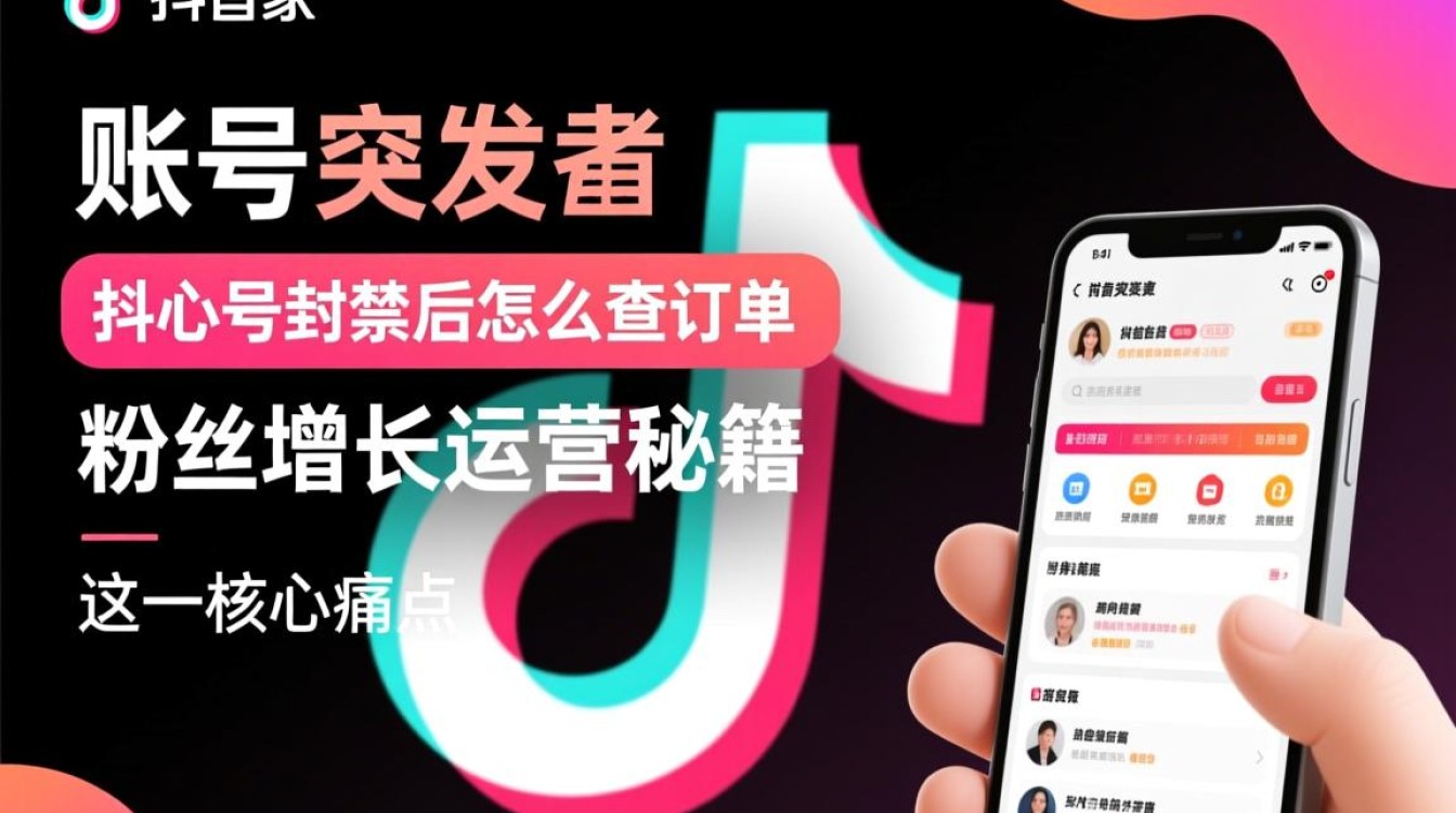 抖音号封禁后怎么查订单