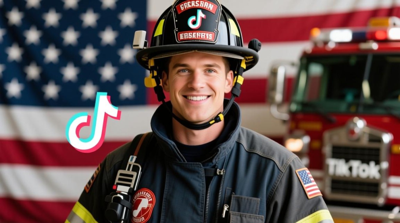 美国消防员TikTok怎么运营