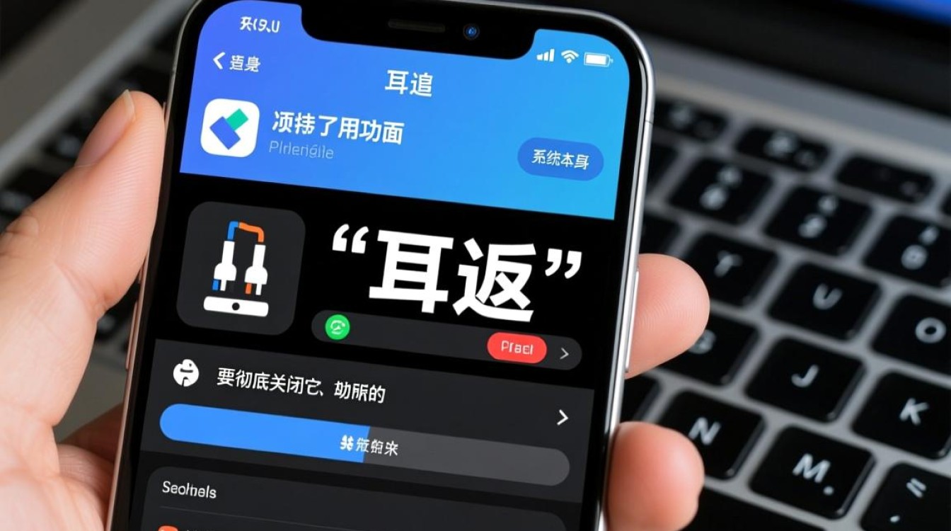 抖音苹果手机耳返怎么关