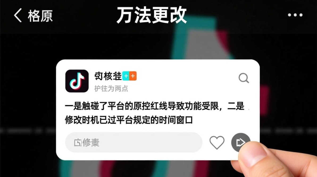 抖音评论怎么更改不了了
