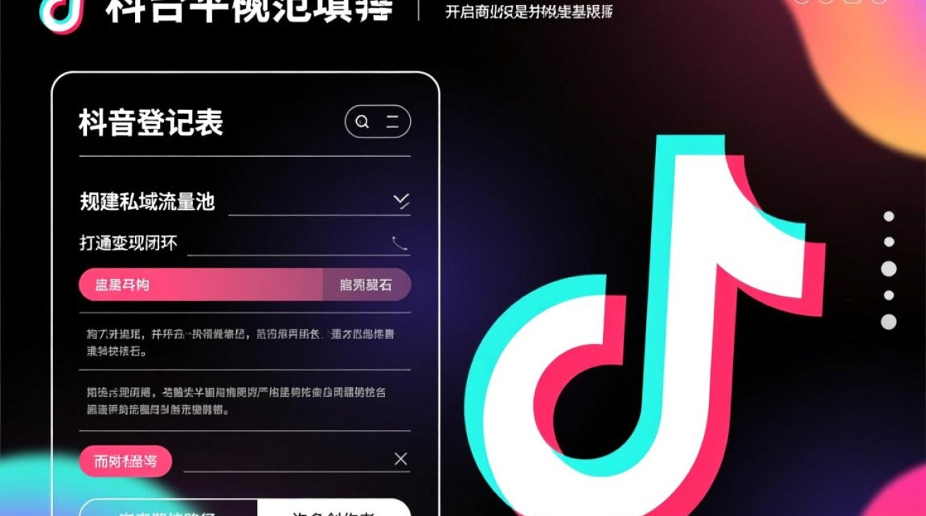 抖音平台登记表怎么填写