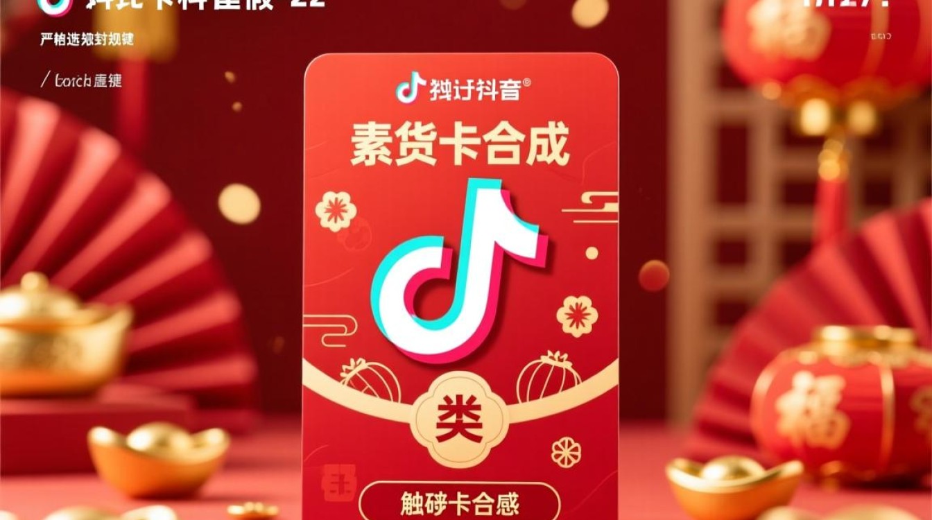 抖音年货卡合成图片避免违规技巧