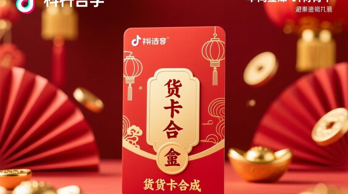 抖音年货卡合成图片避免违规技巧