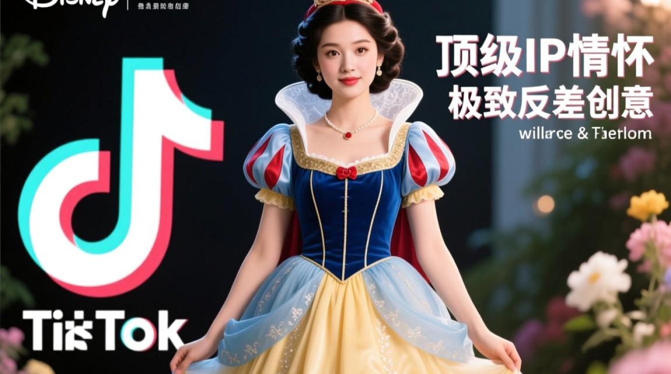 TikTok自制迪士尼公主裙怎么拍