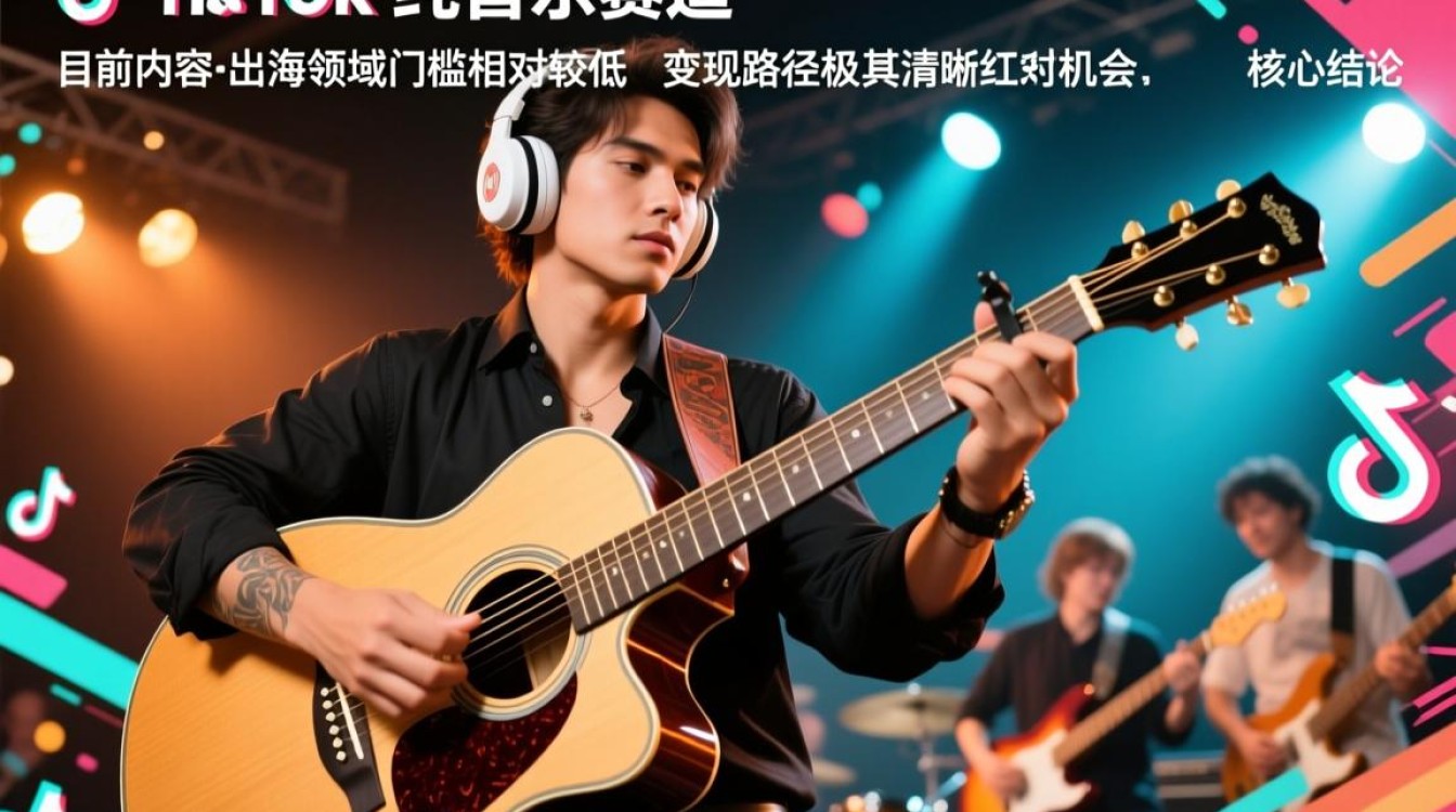 TikTok纯音乐吉他如何出海变现