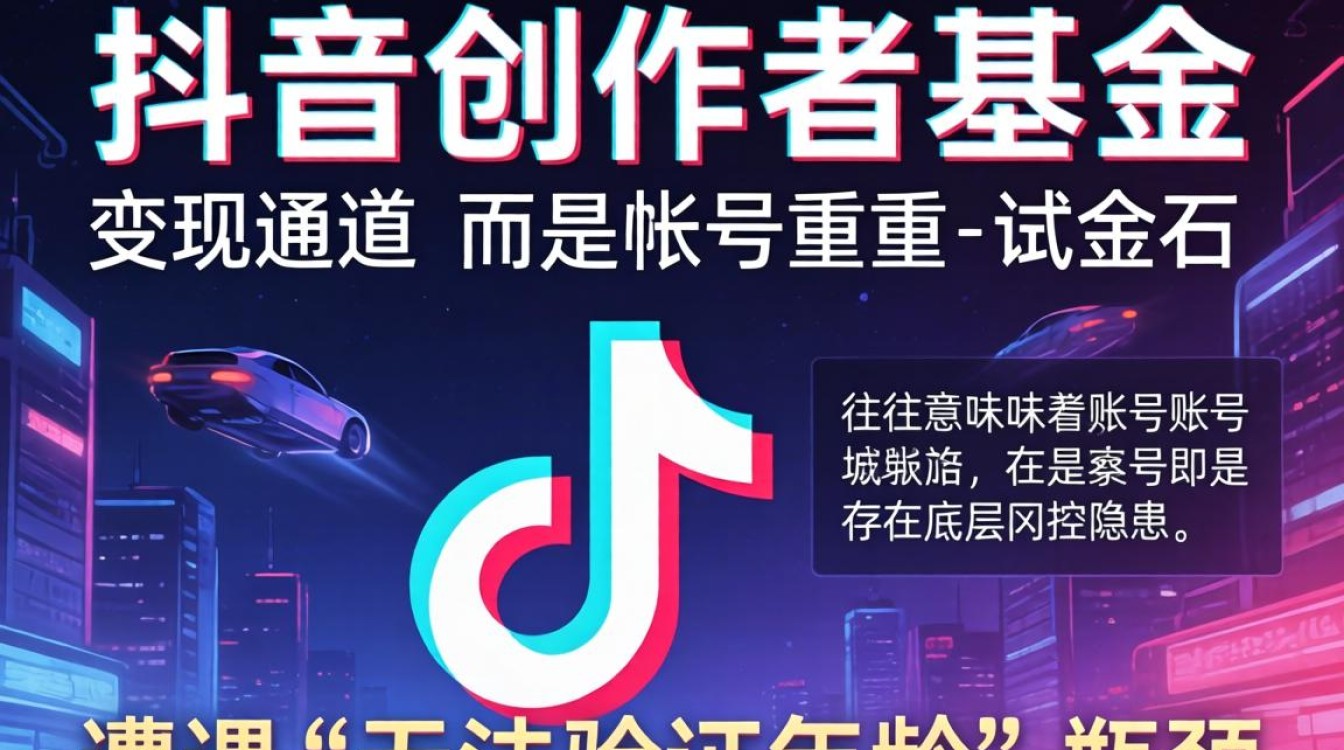 TikTok基金无法验证年龄怎么办