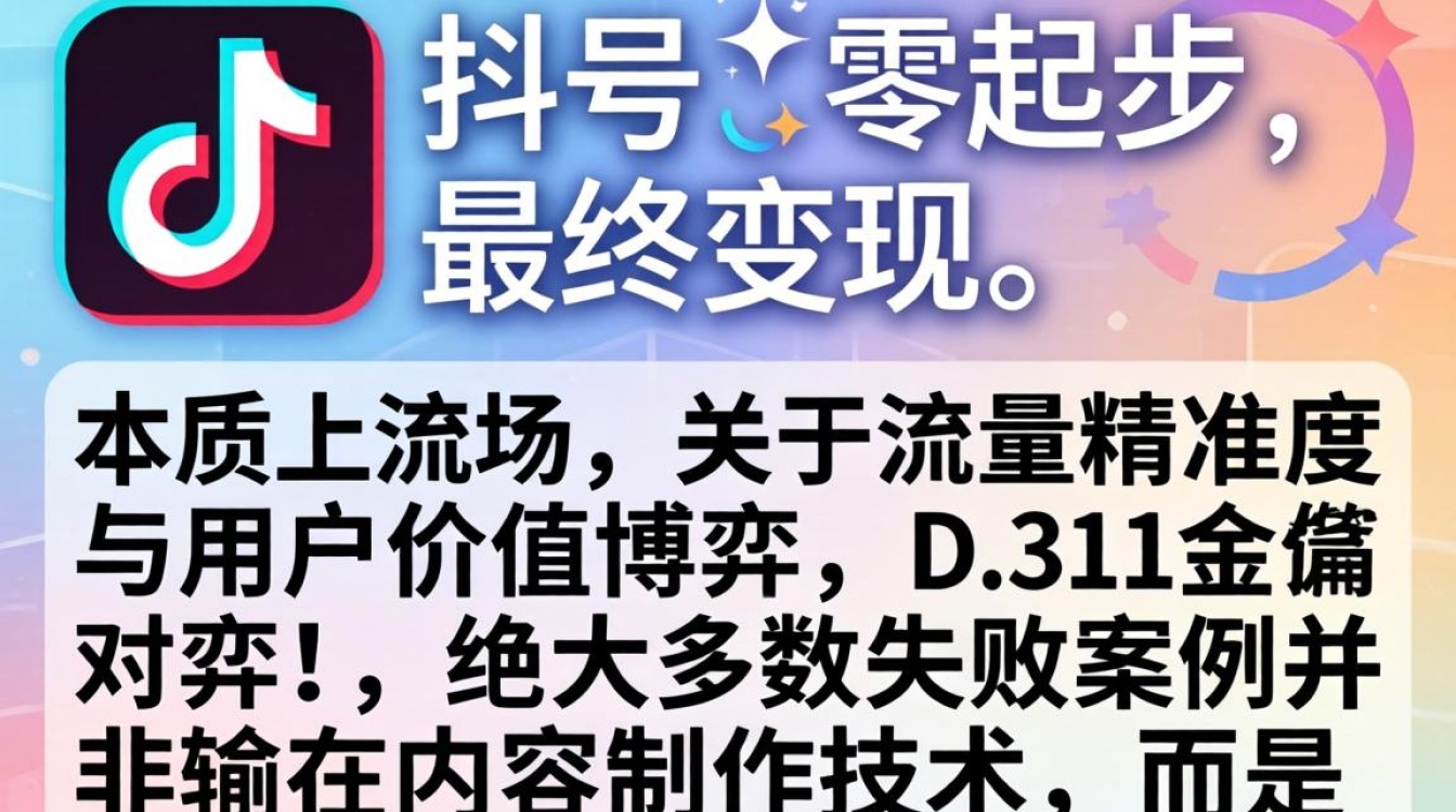 抖音失败案例怎么翻身?从零开始到账号变现的实操方法 从零开始到账号变现的实操方法