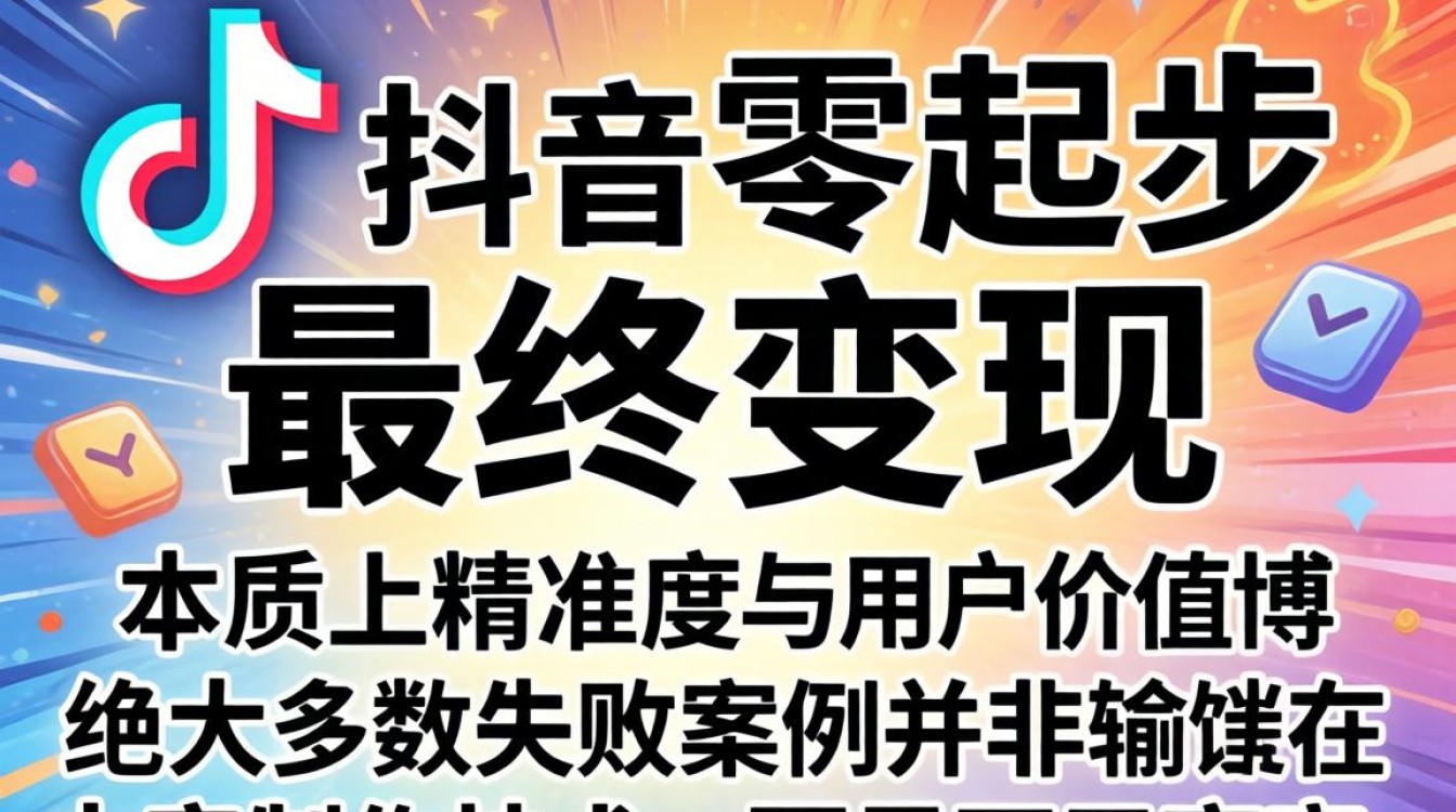 抖音失败案例怎么翻身?从零开始到账号变现的实操方法 从零开始到账号变现的实操方法